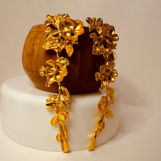Golden Bloom Boho Earrings